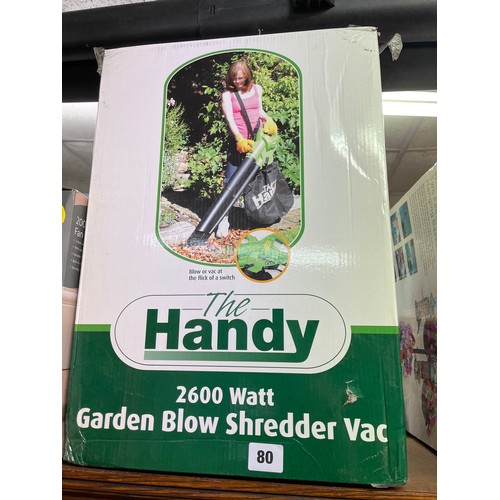 80 - HANDY 26001 BLOW GARDEN SHREDDER VAC