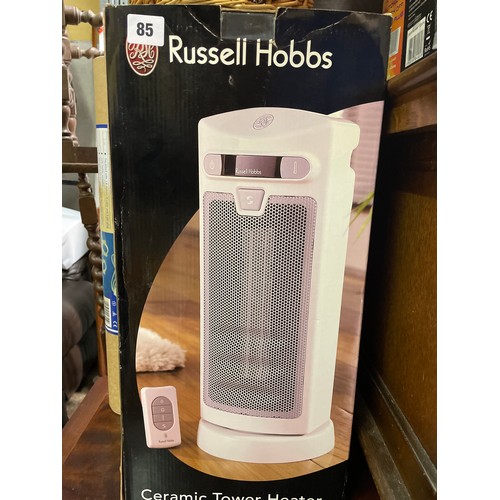 85 - RUSSELL HOBBS CERAMIC TOWER HEATER