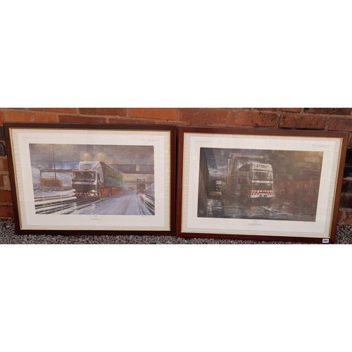 794 - LIMITED EDITION PRINT 109/300 BY ALAN FEARNLEY ENTITLED JOURNEYS END, AND 102/850 LIMITED EDITION PR... 