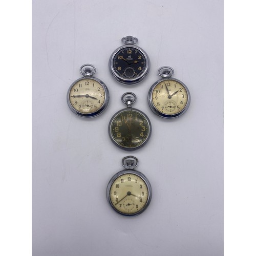 759 - VARIOUS SMITHS EMPIRE AND INGERSOL STOP POCKET WATCHES