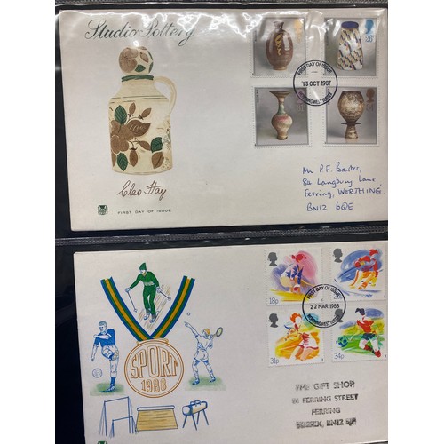 677A - FIVE A4 SIZED FIRST DAY COVER ALBUMS