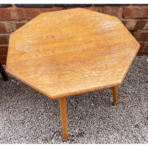 34 - OCTAGONAL TOPPED OCCASIONAL TABLE