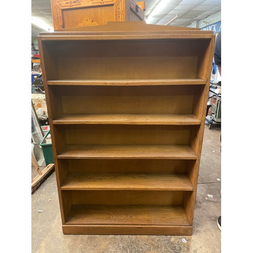 39 - ELM OPEN BOOKCASE