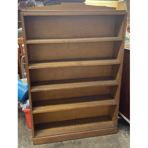 39 - ELM OPEN BOOKCASE