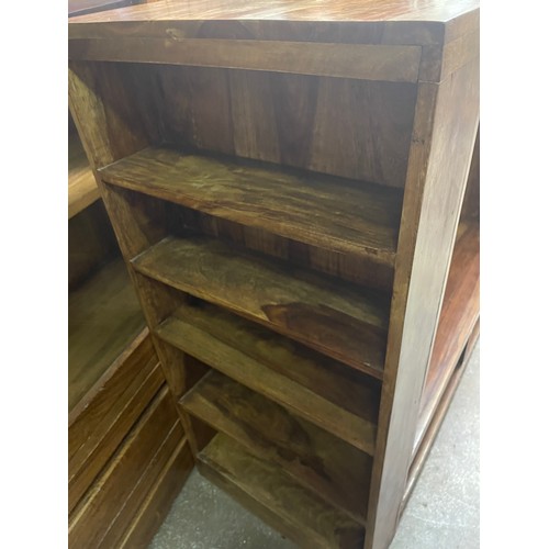 46 - MANGO WOOD MEDIA CABINET