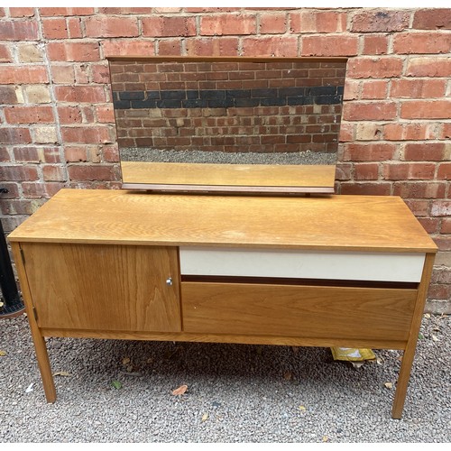 166 - 1960S OAK DRESSING TABLE