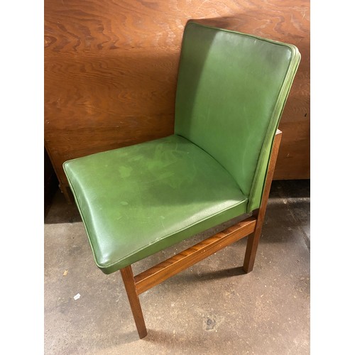 200 - PAIR OF GREEN OFFICE CHAIRS