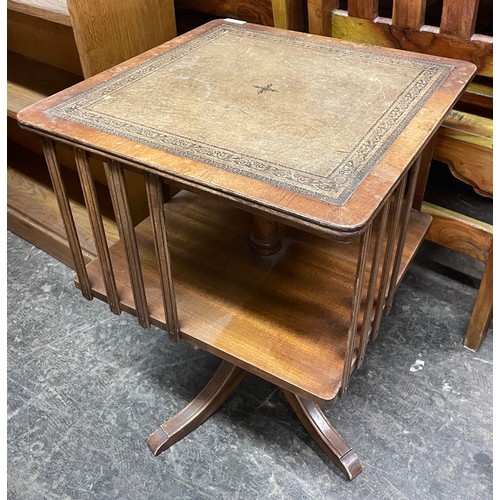 189 - REVOLVING SQUARE SECTION BOOKCASE