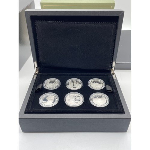 438 - ROYAL MINT 100TH ANNIVERSARY OF FIRST WORLD WAR 2014 UK £5 SILVER PROOF SIX COIN SET