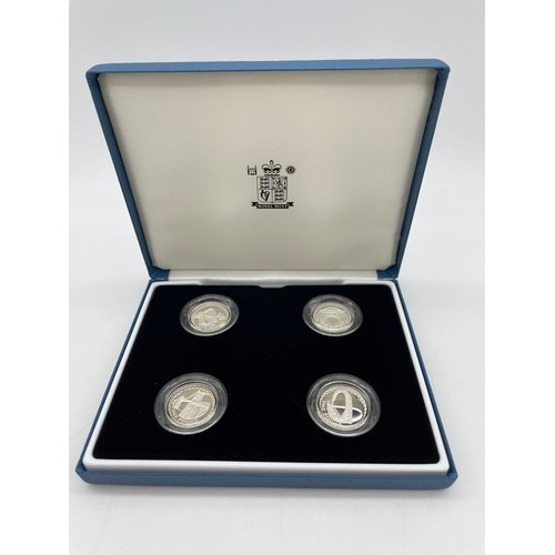441 - ROYAL MINT 2004-2007 UK SILVER PROOF PIEDFORT £1 COIN COLLECTION
