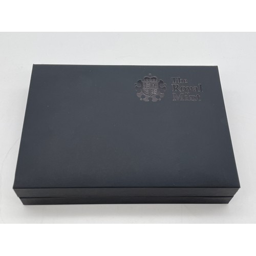 446 - ROYAL MINT 2009 50TH ANNIVERSARY OF THE MINI TWO COIN SILVER PROOF SET