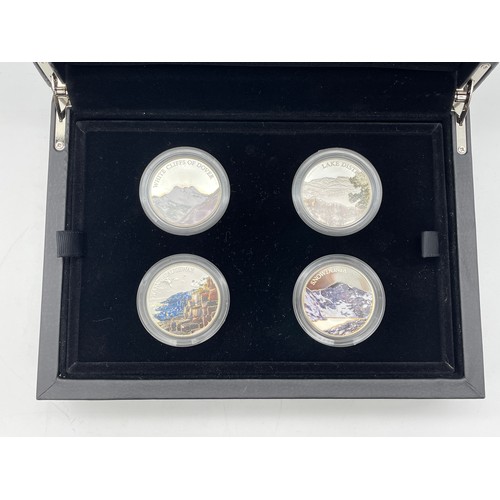 434 - ROYAL MINT PORTRAIT OF BRITAIN 2016 UK FIVE POUND PROOF SILVER COIN COLLECTION