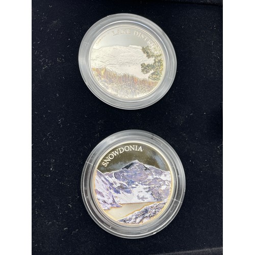 434 - ROYAL MINT PORTRAIT OF BRITAIN 2016 UK FIVE POUND PROOF SILVER COIN COLLECTION