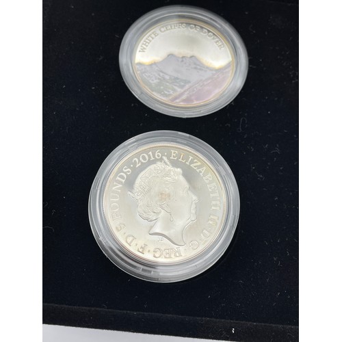 434 - ROYAL MINT PORTRAIT OF BRITAIN 2016 UK FIVE POUND PROOF SILVER COIN COLLECTION