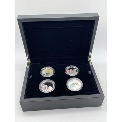435 - ROYAL MINT PORTRAIT OF BRITAIN 2017 UK FIVE POUND PROOF SILVER COIN COLLECTION