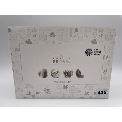 435 - ROYAL MINT PORTRAIT OF BRITAIN 2017 UK FIVE POUND PROOF SILVER COIN COLLECTION