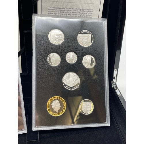 456 - ROYAL MINT 2015 UK 4TH AND 5TH DIFINITIVE COINAGE PORTRAIT SILVER COLLECTION