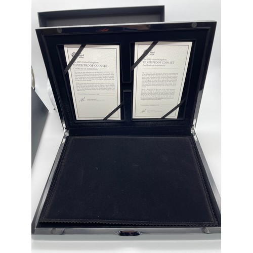 456 - ROYAL MINT 2015 UK 4TH AND 5TH DIFINITIVE COINAGE PORTRAIT SILVER COLLECTION