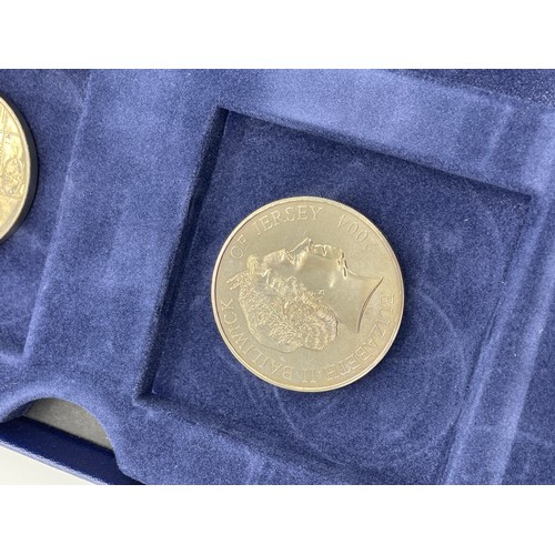 455 - 2004 UK WESTMINSTER MINT SIX GOLDEN AGE OF STEAM COIN COLLECTION