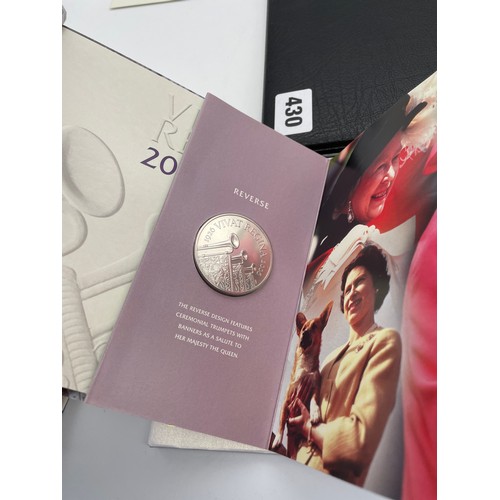 430 - QUEEN ELIZABETH II 60 YEAR CORONATION STAMP COIN COVER, 2003 CORONATION ANNIVERSARY CROWN, 2006 QUEE... 