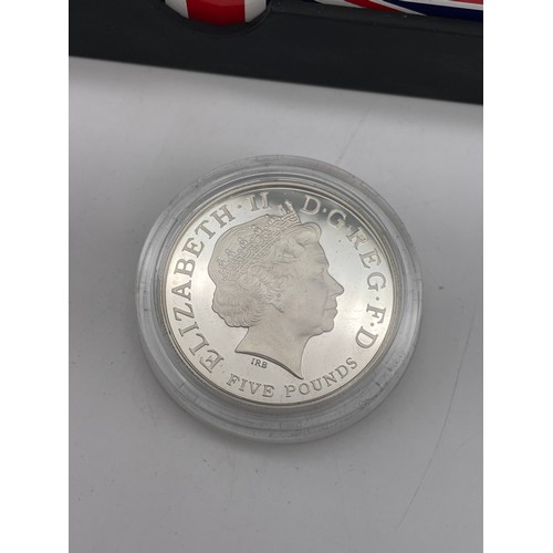 445 - ROYAL MINT UK COUNTDOWN TO LONDON 2012 - 2009 SILVER PROOF £5 COIN (one missing)