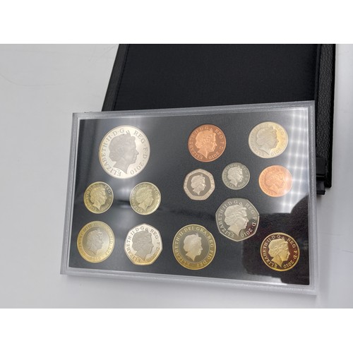 413 - ROYAL MINT UK 2010 PROOF COIN SET DELUXE