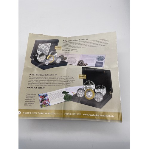 403 - ROYAL MINT 2010 UK SILVER CELEBRATION PROOF COIN SET