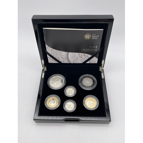 401 - ROYAL MINT BOXED 2011 UK COMMEMORATIVE SILVER PROOF SET