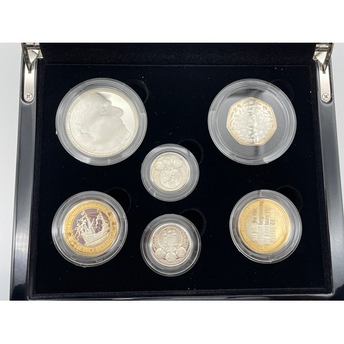401 - ROYAL MINT BOXED 2011 UK COMMEMORATIVE SILVER PROOF SET