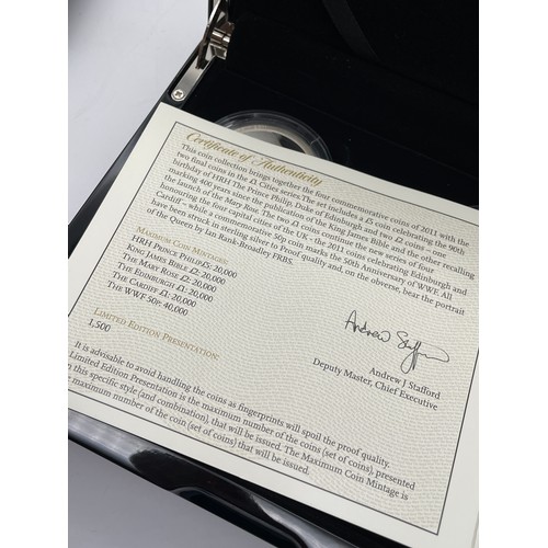401 - ROYAL MINT BOXED 2011 UK COMMEMORATIVE SILVER PROOF SET