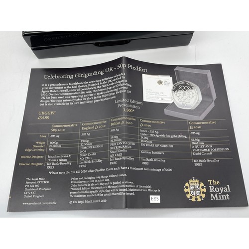401 - ROYAL MINT BOXED 2011 UK COMMEMORATIVE SILVER PROOF SET