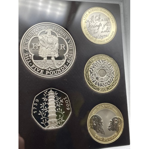 421 - ROYAL MINT UK 2009 PROOF COIN SET