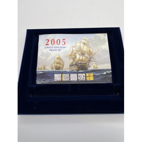 417 - ROYAL MINT 2005 NELSON UK PROOF COIN SET