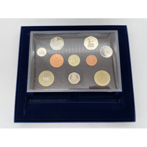 415 - ROYAL MINT UK 2004 STANDARD BASE METAL PROOF COIN SET
