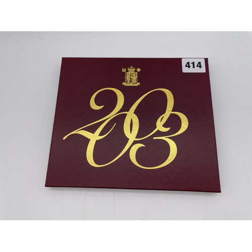 414 - ROYAL MINT 2003 UK PROOF COIN SET