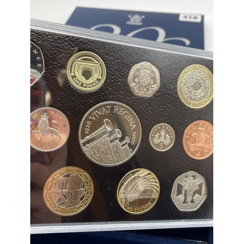 418 - ROYAL MINT UK 2006 PROOF COIN SET