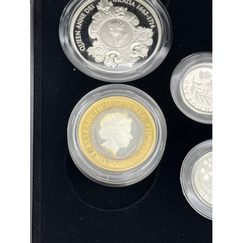 406 - ROYAL MINT 2014 UNITED KINGDOM SILVER PROOF PIEDFORT COIN SET