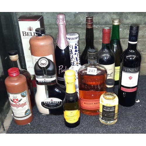 247 - SELECTION OF WINES AND SPIRITS