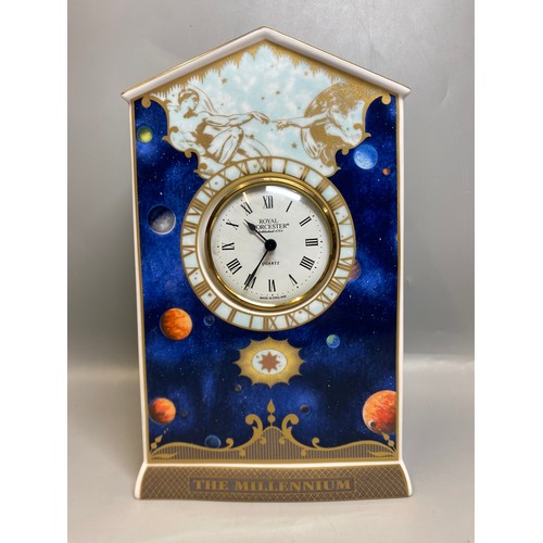 266 - ROYAL WORCESTER QUARTZ MILLENNIUM TIME PIECE