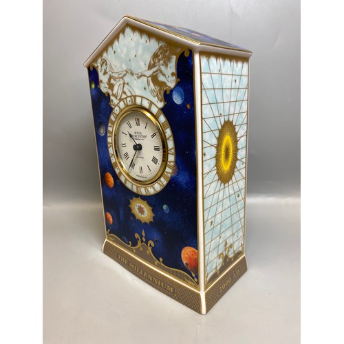 266 - ROYAL WORCESTER QUARTZ MILLENNIUM TIME PIECE