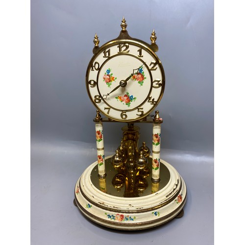 267 - SCHATZ ANNIVERSARY STYLE DOME CLOCK AND LARGER EXAMPLE