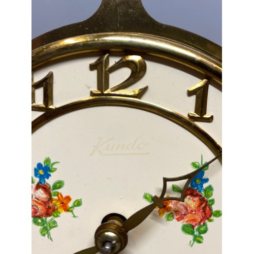 267 - SCHATZ ANNIVERSARY STYLE DOME CLOCK AND LARGER EXAMPLE
