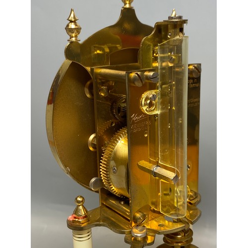 267 - SCHATZ ANNIVERSARY STYLE DOME CLOCK AND LARGER EXAMPLE