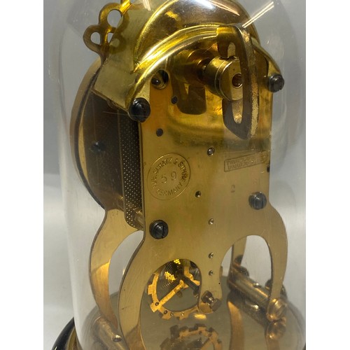 267 - SCHATZ ANNIVERSARY STYLE DOME CLOCK AND LARGER EXAMPLE