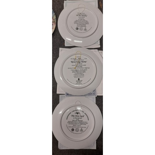 229 - LARGE SELECTION OF LIMITED EDITION BONE CHINA PLATES BY WEDGWOOD DAVENPORT ROYAL DOULTON WITH CERTIF... 