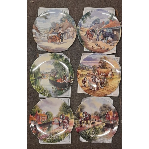 229 - LARGE SELECTION OF LIMITED EDITION BONE CHINA PLATES BY WEDGWOOD DAVENPORT ROYAL DOULTON WITH CERTIF... 