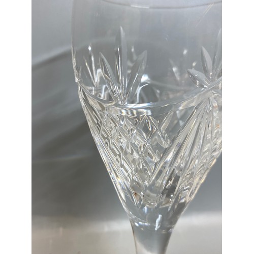 233 - BOXED SET OF EDINBURGH CRYSTAL WINE GLASSES AND ONE OTHER