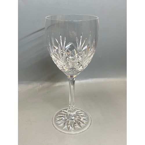 233 - BOXED SET OF EDINBURGH CRYSTAL WINE GLASSES AND ONE OTHER