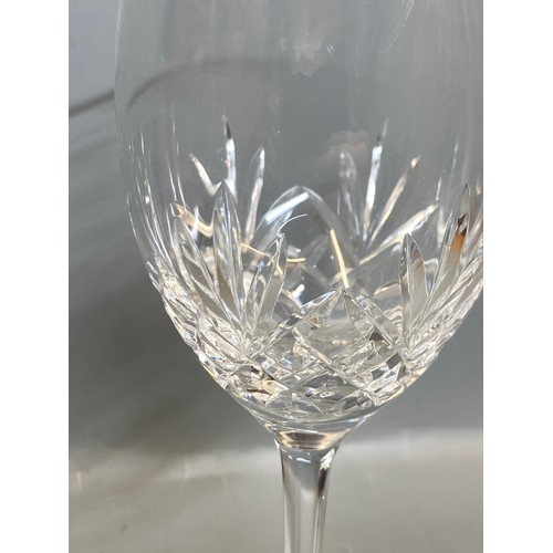 233 - BOXED SET OF EDINBURGH CRYSTAL WINE GLASSES AND ONE OTHER