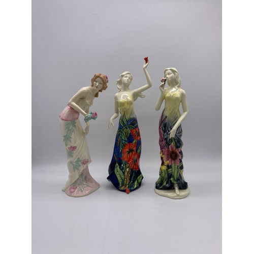 271 - TWO OLD TUPTON WARE FIGURES - POPPY AND ONE OTHER AND A ROYAL DOULTON FIGURE
